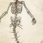 Скелет Рисунок