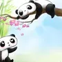 Панда рисунок фото