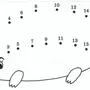 Как нарисовать собаку из цифр