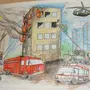 Современная противопожарная и спасательная техника рисунки