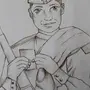 Рисунок солдата карандашом