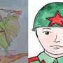 Нарисовать солдата