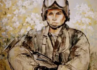 Солдат россии рисунок