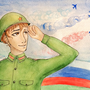 Солдат России Рисунок