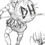 Спартанский воин рисунок