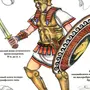 Спартанский Воин Рисунок