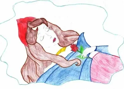 Рисунок спящая красавица