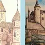 Средневековый город рисунок 4 класс