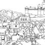 Средневековый Город Рисунок 4 Класс