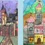 Средневековый город рисунок 4 класс