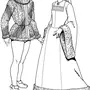 Средневековый костюм рисунок 5 класс