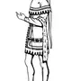 Средневековый костюм рисунок 5 класс