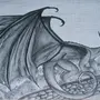 Дракон для срисовки