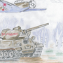 Сталинградская Битва Рисунок Карандашом