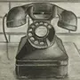 Старый телефон рисунок