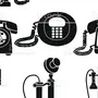 Старый Телефон Рисунок