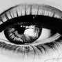 Черно Белый Рисунок Глаз
