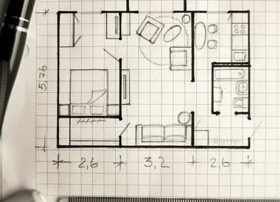 Нарисовать план помещения
