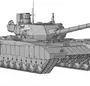 Военный танк рисунок