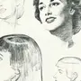 Голова женщины рисунок