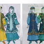 Татарский костюм рисунок