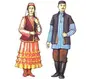 Татарский костюм нарисовать