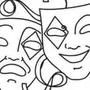 Театральная маска рисунок 3 класс изо