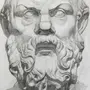 Сократ академический рисунок