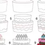 Рисунок Торта Для Срисовки
