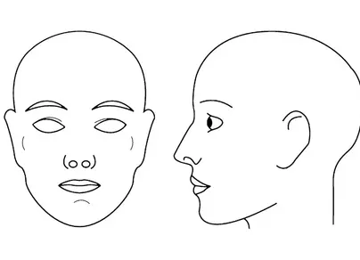 Голова человека рисунок