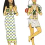 Египетский костюм рисунок