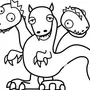 Трехголовый дракон рисунок