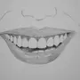 Нарисовать улыбку карандашом
