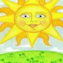 Солнышко рисунок для детей картинки
