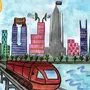 Город будущего рисунок 7 класс