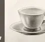 Чашка рисунок карандашом
