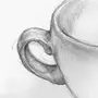 Чашка Рисунок Карандашом