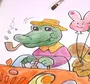 Рисунок Крокодил Гена И Его Друзья