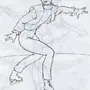 Рисунок катание на коньках