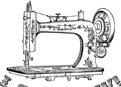 Швейная машинка рисунок