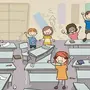 Рисунок школьная жизнь