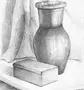 Рисунок ваза с тенью