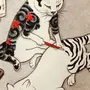 Японские коты рисунки