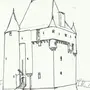 Замок В Романском Стиле Рисунок