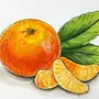 Как нарисовать апельсин