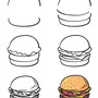 Как Нарисовать Бургер
