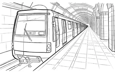 Как нарисовать метро