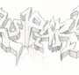 Граффити Карандашом