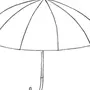 Нарисовать зонтик