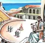 Греческий театр рисунок